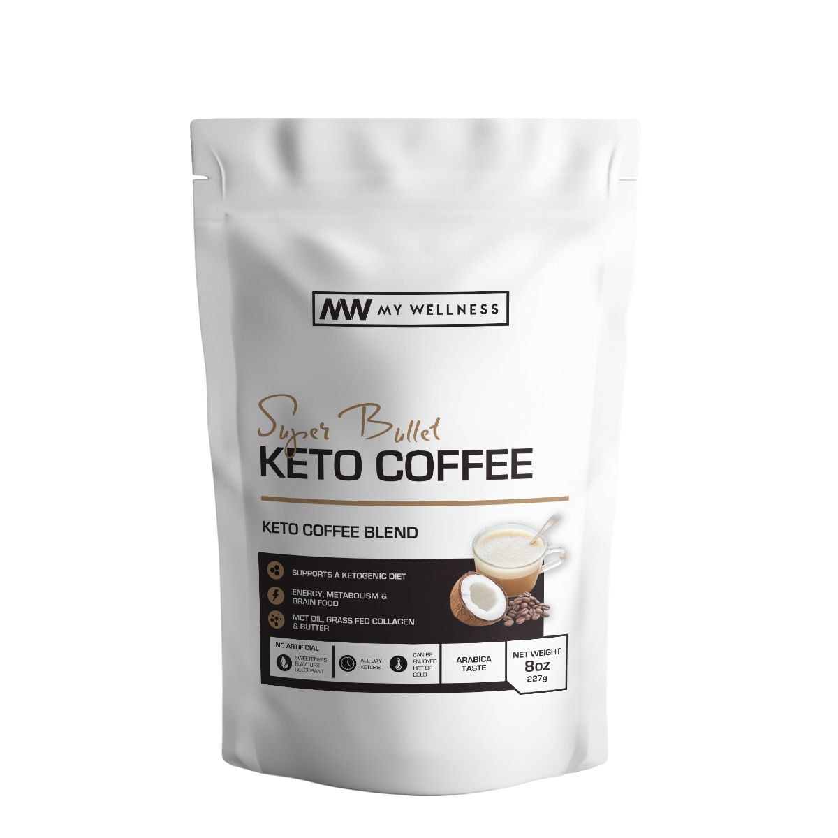 My Wellness Bulletproof Keto Coffee 227g - Arabica Bean