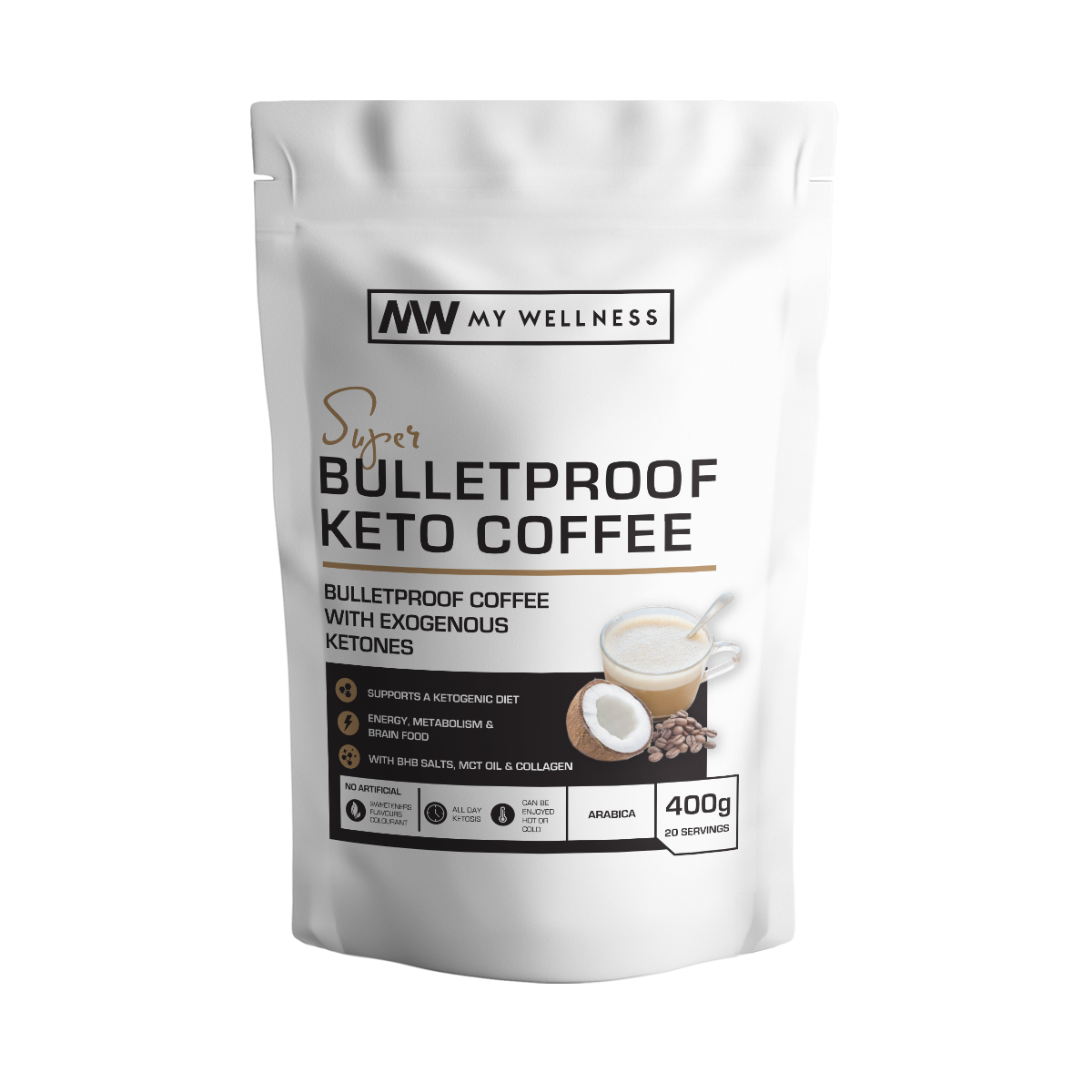 My Wellness Bulletproof Keto Coffee 400g Arabica Bean