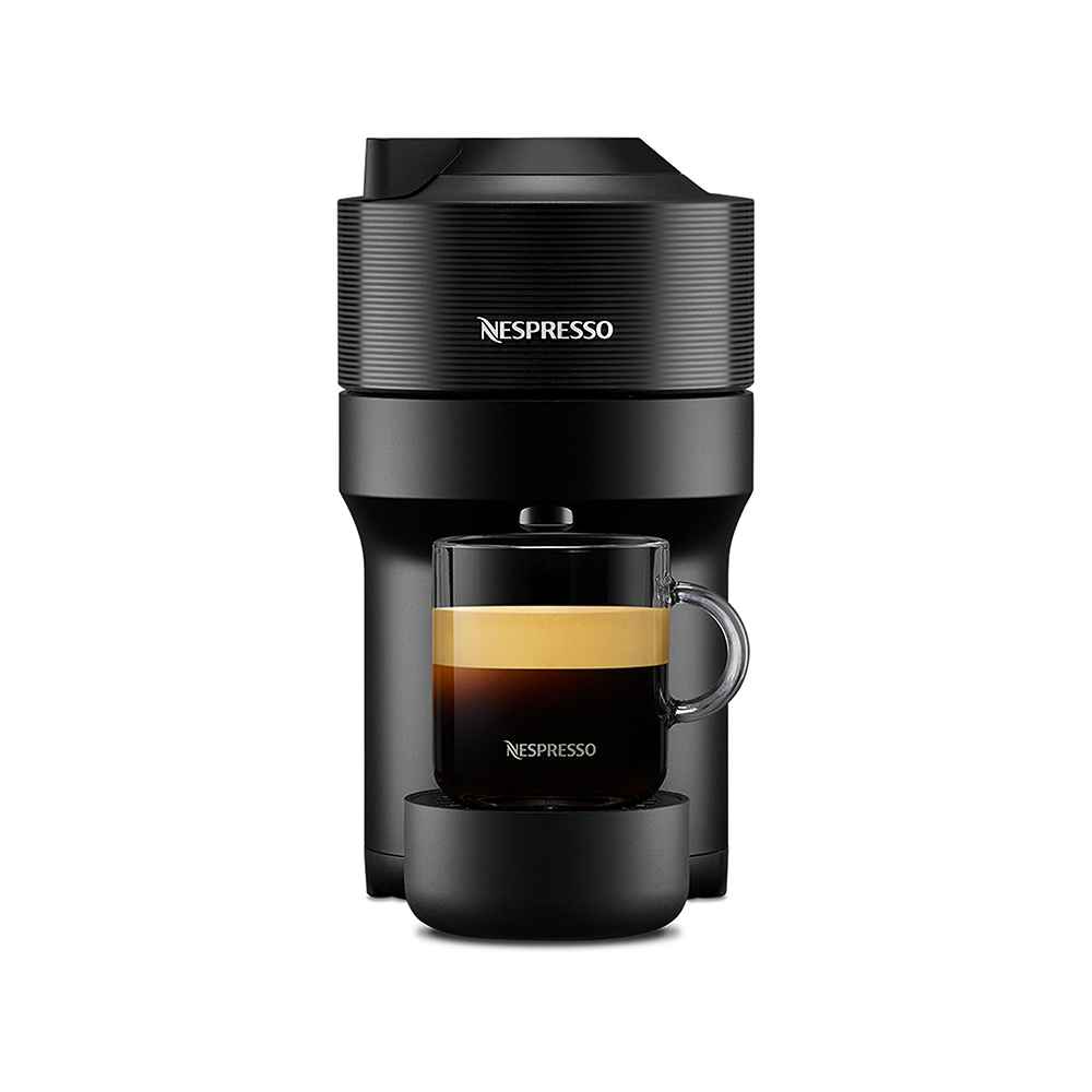 Nespresso Vertuo Pop Liquorice Black + Black Aeroccino Bundle