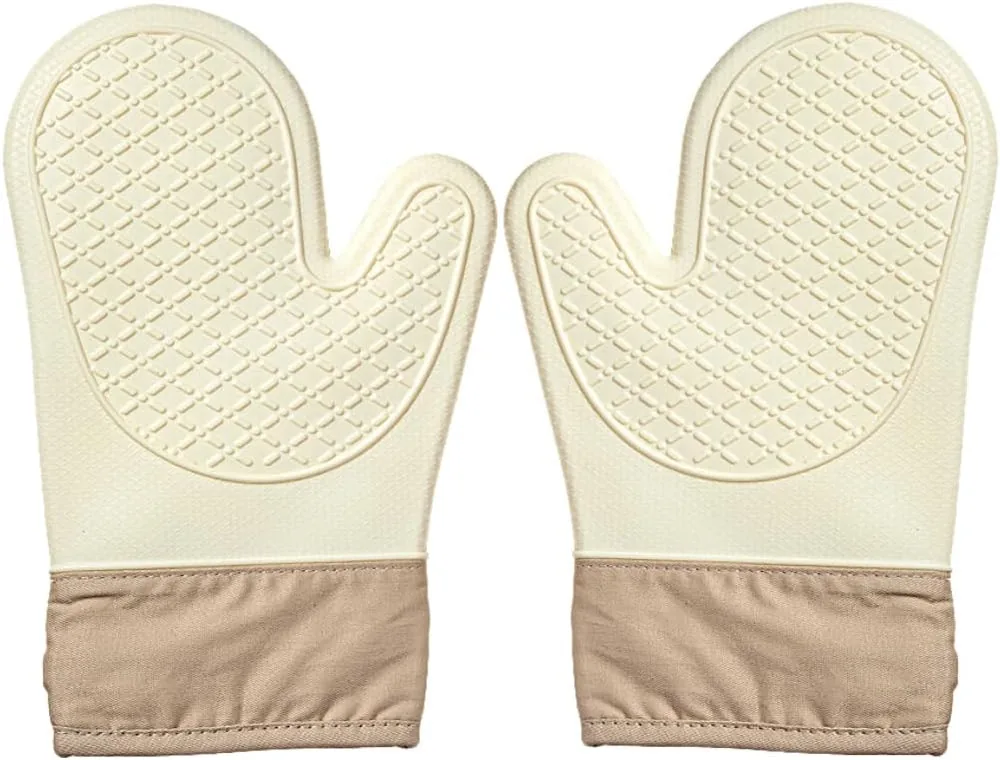 Oven Mitt Glove/s - Silicone Cotton