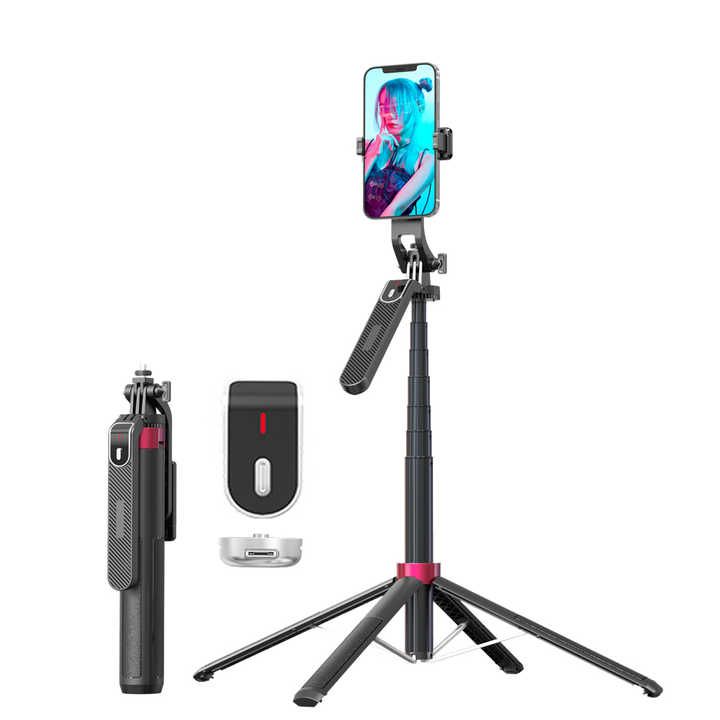 P185 1.8M Quadruped Tripod Stand - 360 Pan Tilt