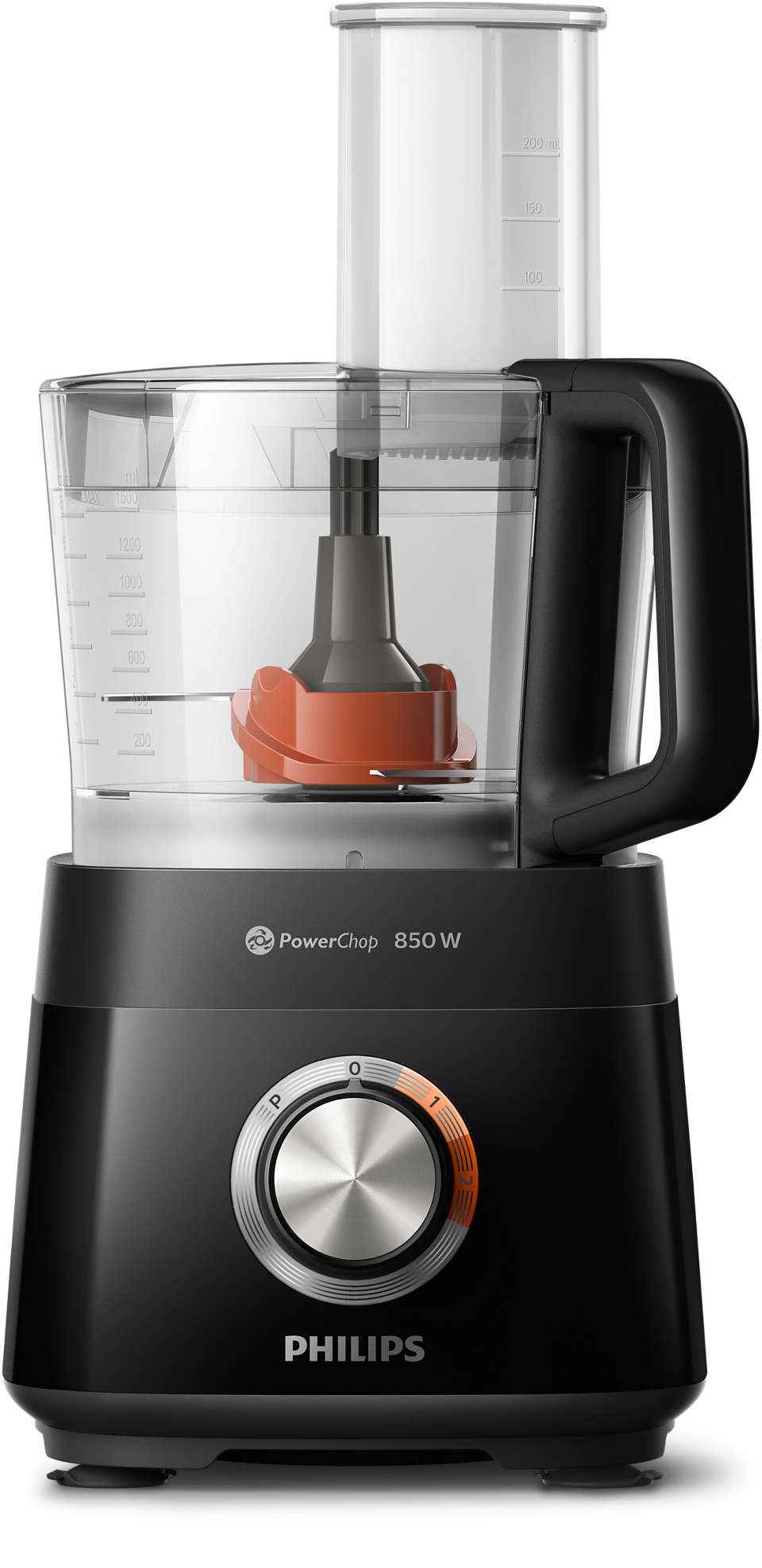 Philips 850W Viva Collection Compact Food Processor - Black