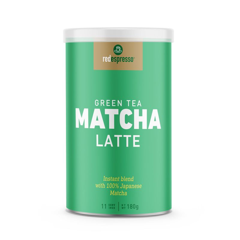red espresso Instant Green Tea Matcha Latte - 180g Tin