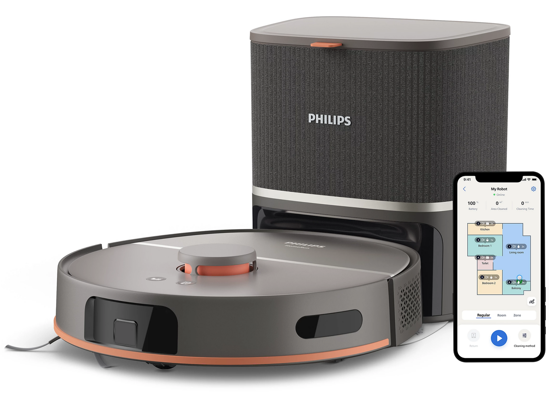 Robot Vacuum Philips HomeRun 5000 (XU5100/10)