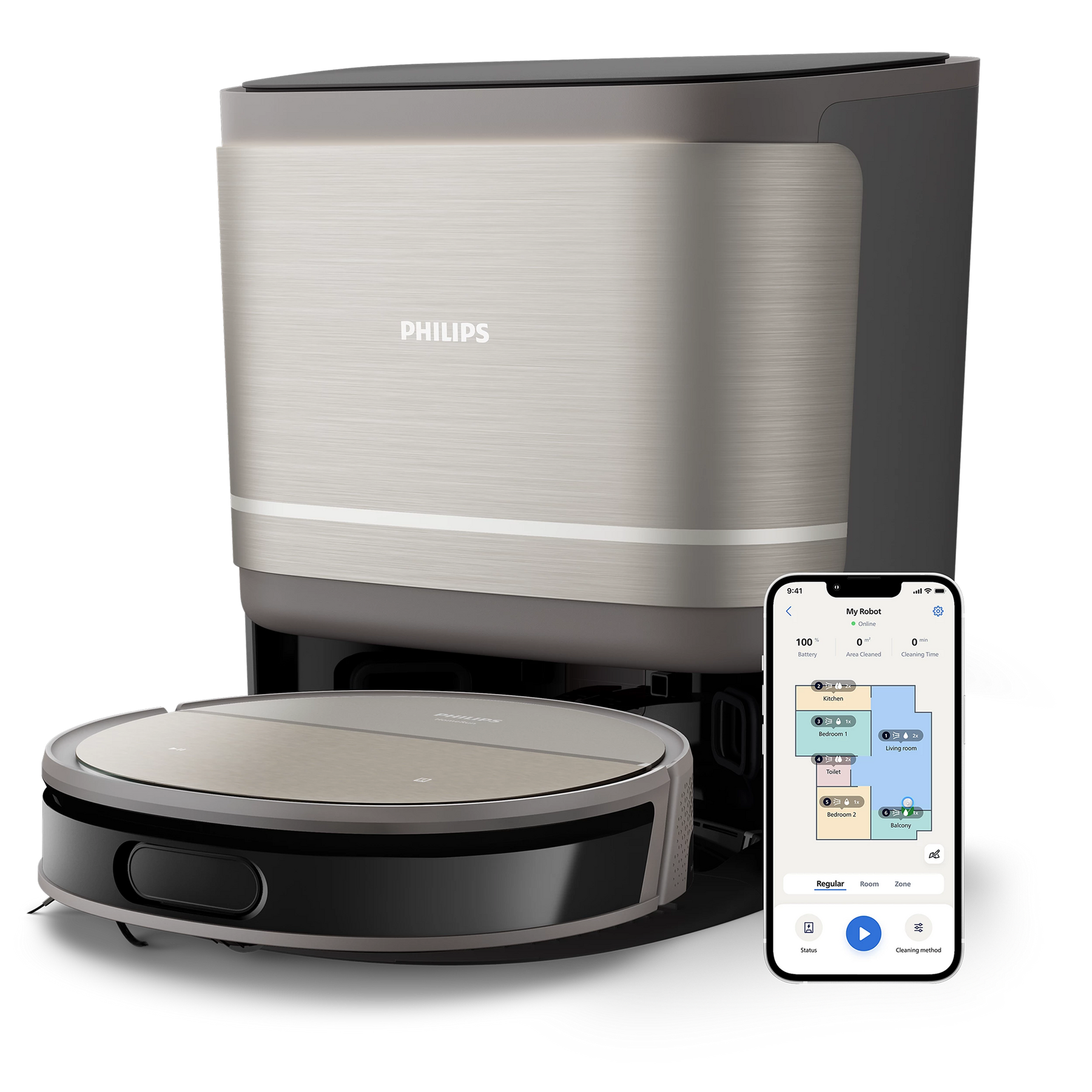 Robot Vacuum Philips HomeRun 9000 (XU9100/10)