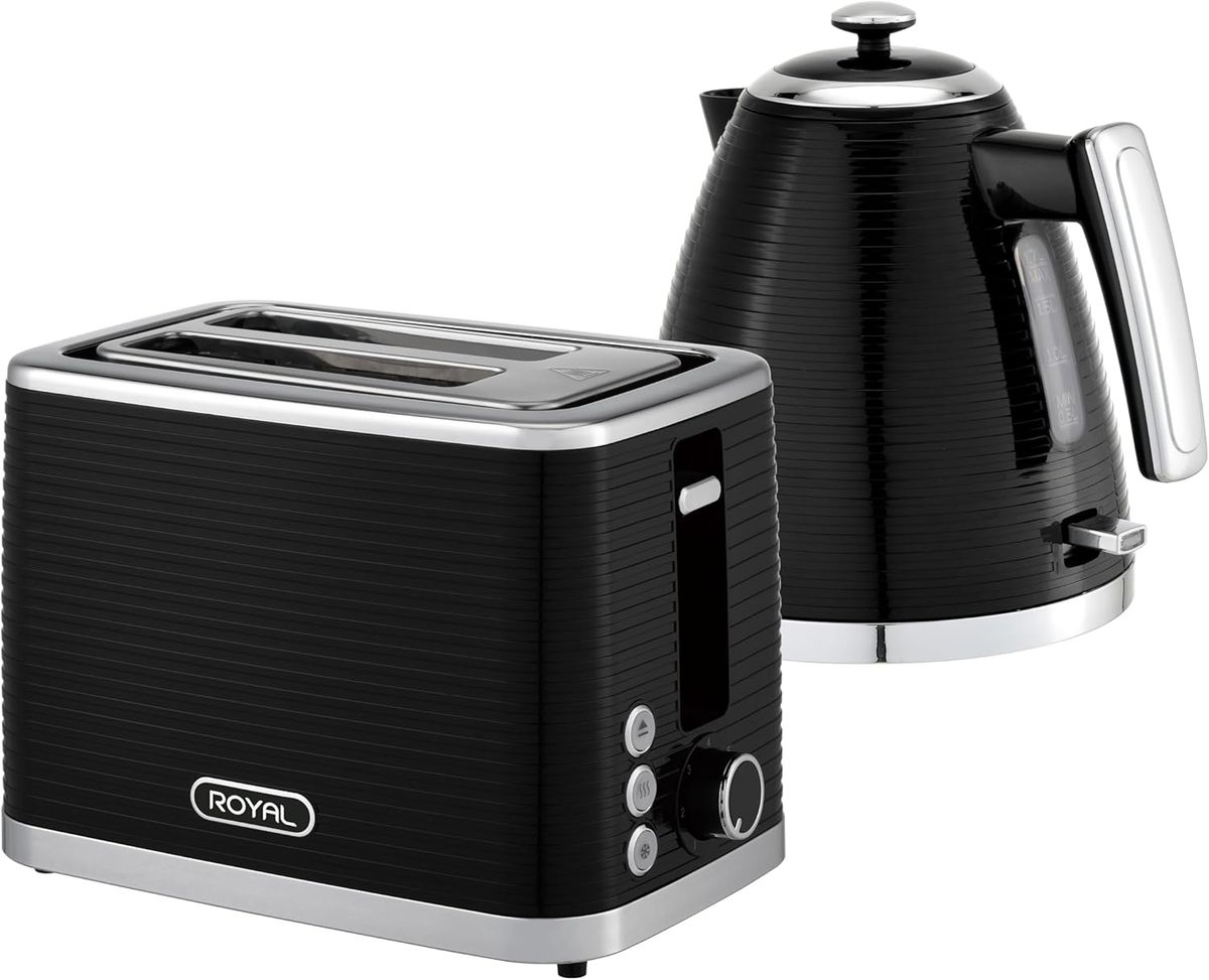 Royal Homeware Valencia Kettle & Toaster Breakfast Set