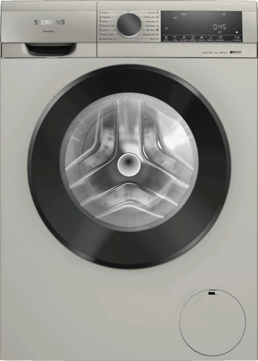 Siemens 9kg Silver iQ300 Front Loader Washing Machine - WG44A10XZA
