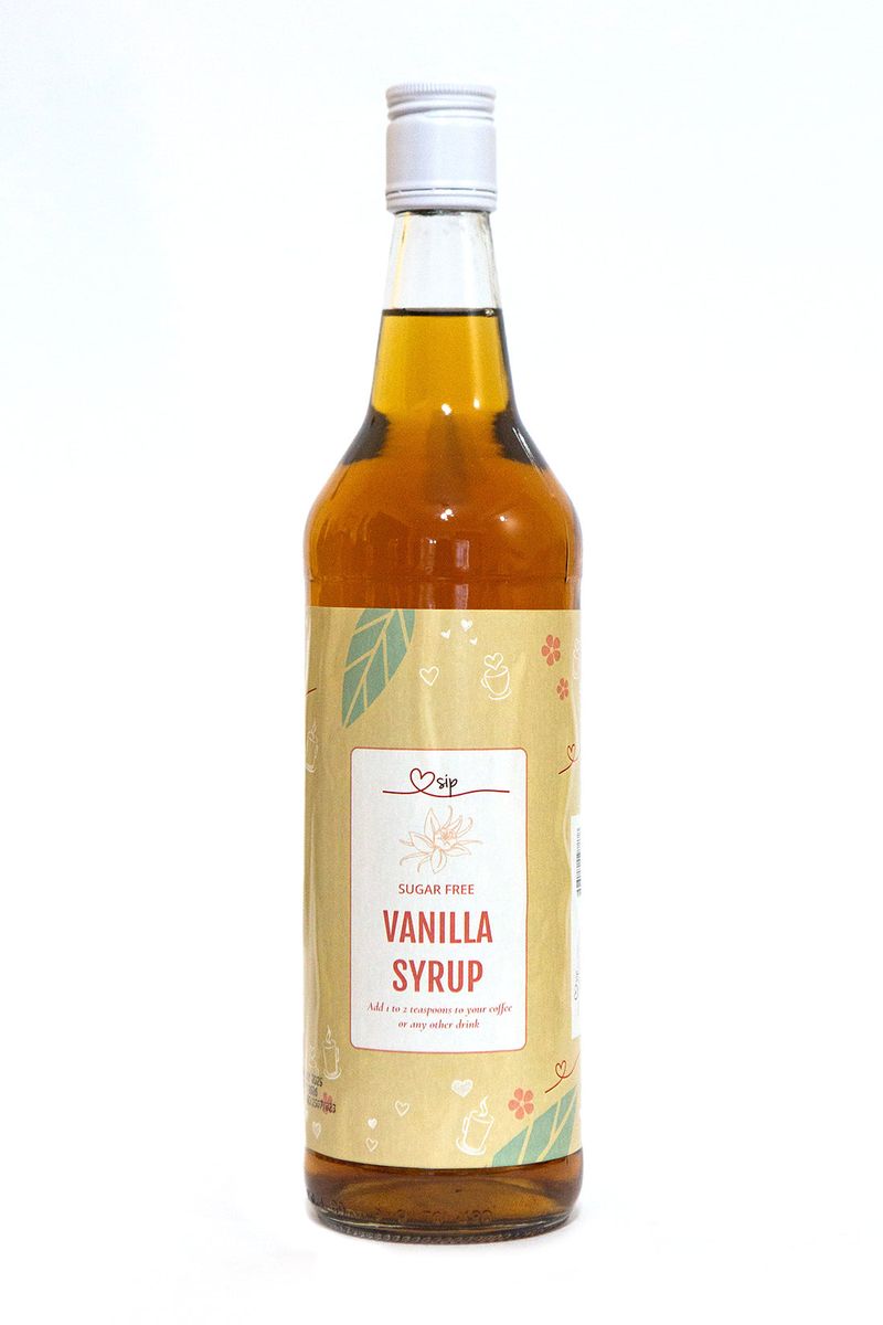 Sip - Sugar-free Vanilla Coffee Syrup 750ml