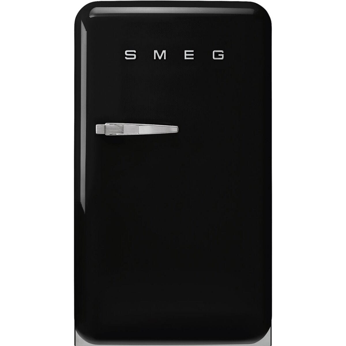 Smeg 130L Black Free Standing Refrigerator Fridge - FAB10HRBL5