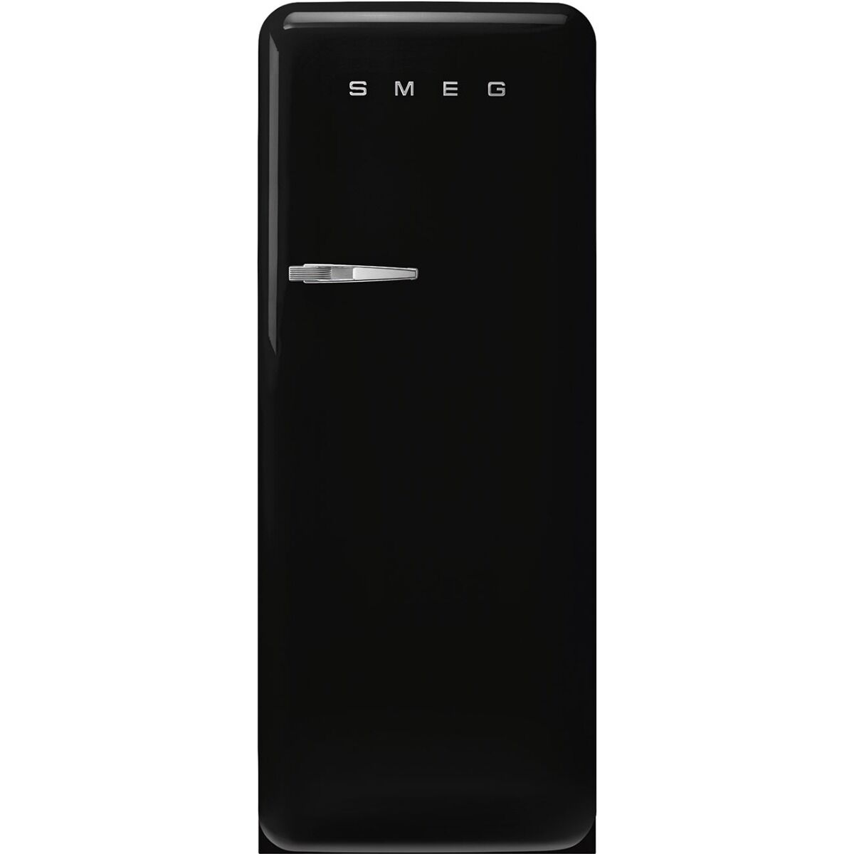 Smeg 270L Black Retro Fridge - FAB28RBL6