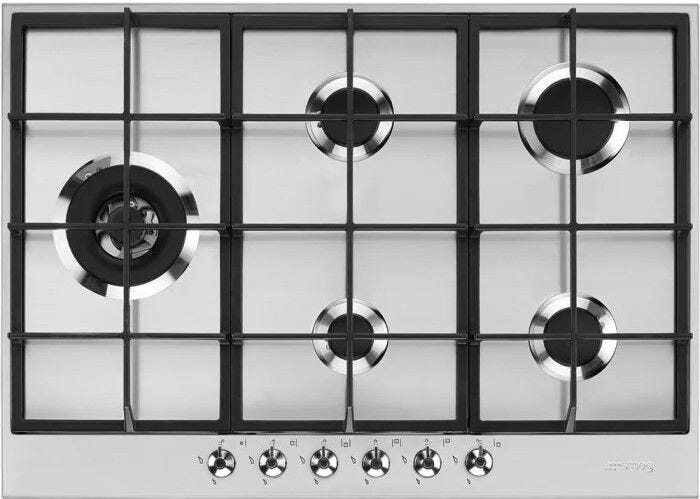 Smeg 72.5cm Stainless Steel Gas Hob - PX375LSA