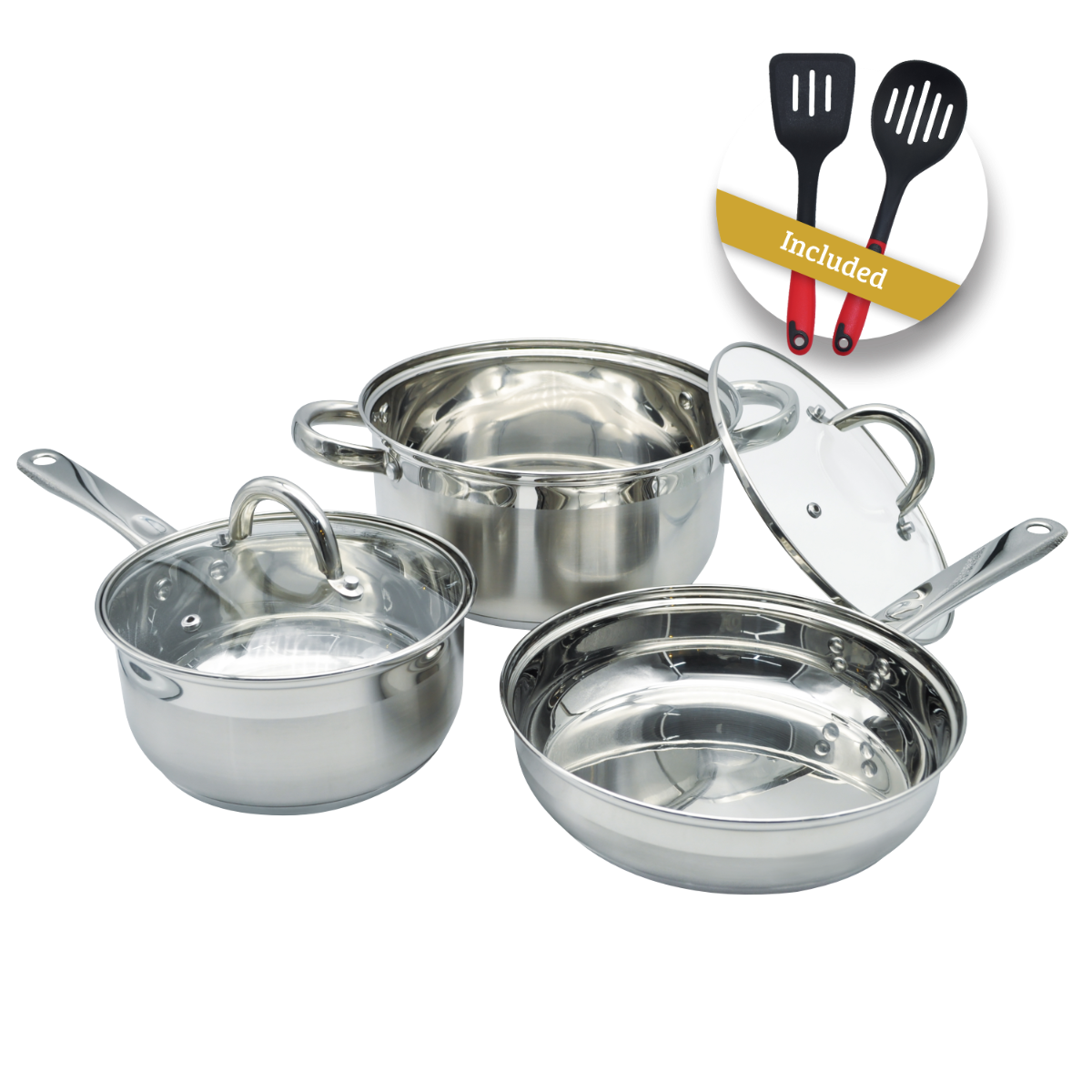 Snappy Chef 7pc Supreme Cookware Set- SSCS007