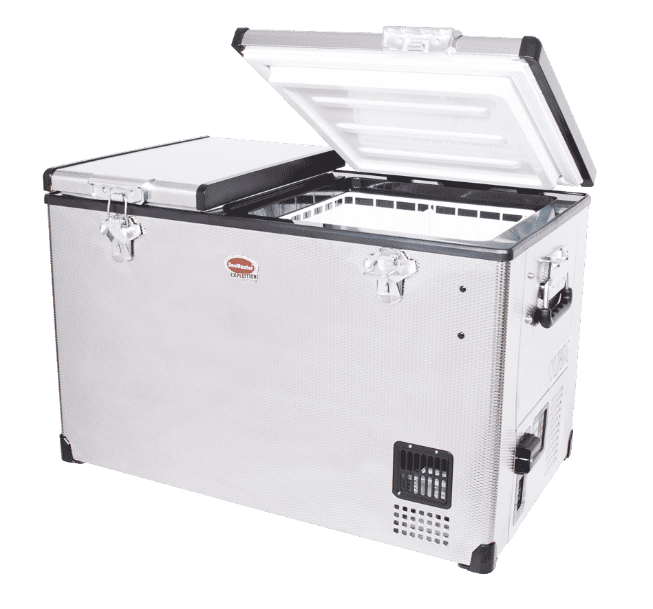 SnoMaster 66L Dual Compartment  Fridge/Freezer - Stainless Steel