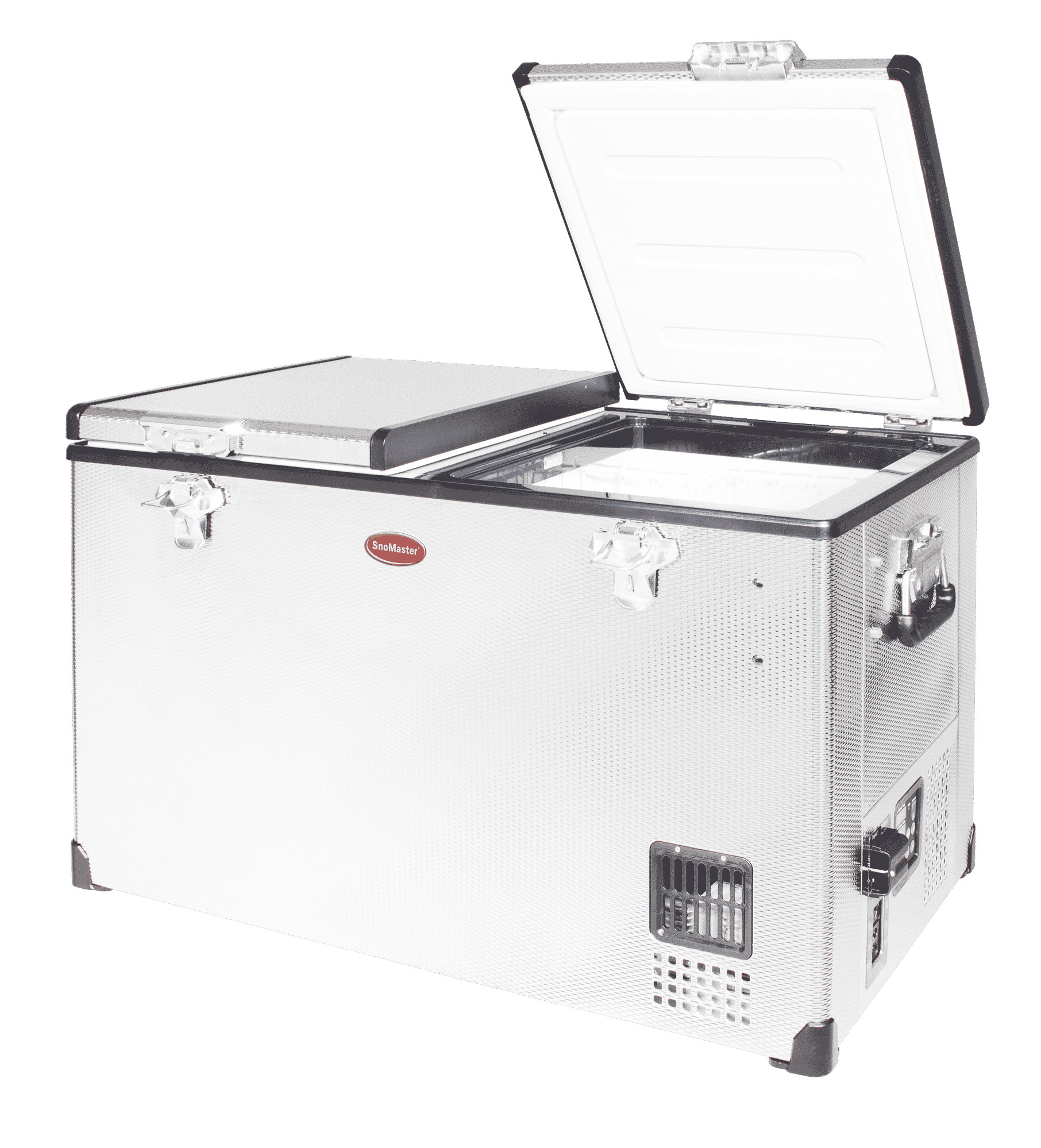 SnoMaster 82.5L Dual Compartment  Fridge/Freezer - Stainless Steel