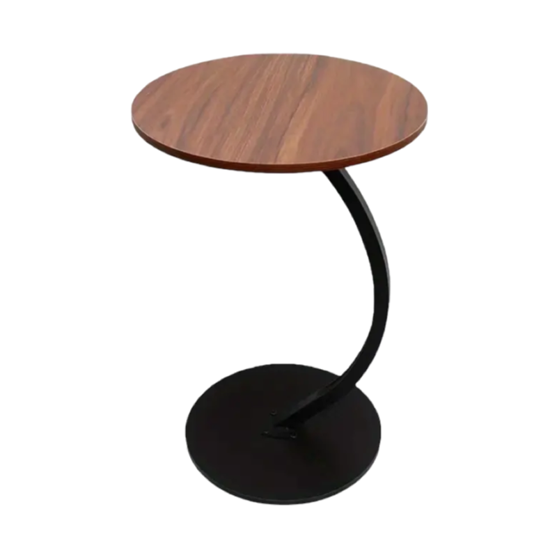 Stable Wooden C-Shape Frame Coffee Table HB-37
