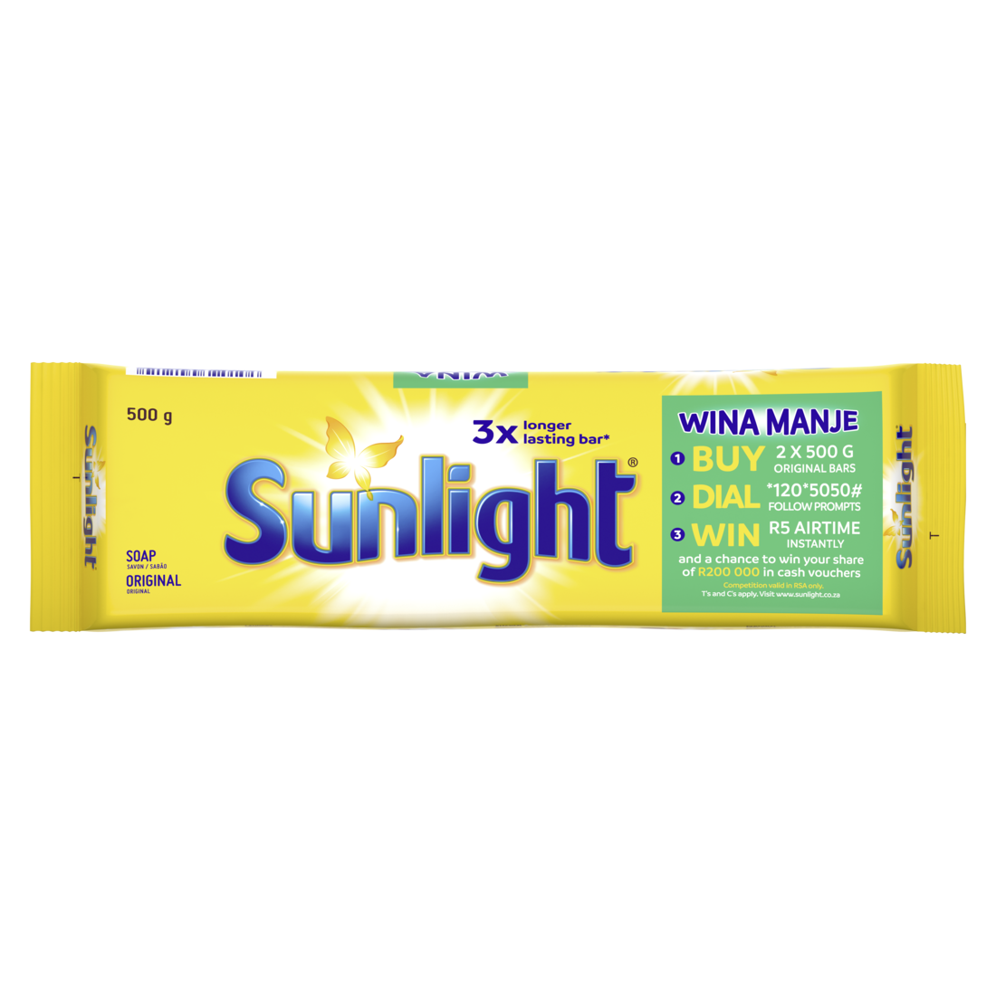 Sunlight Regular Laundry Bar - 500g
