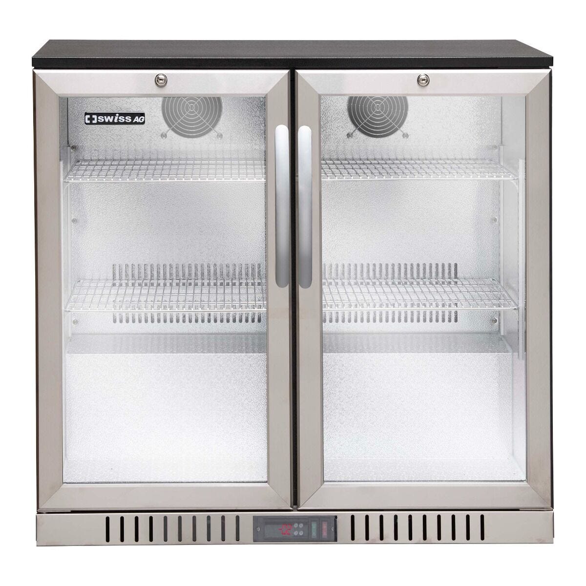 Swiss Two Door Under Counter Bar Fridge - BB-2