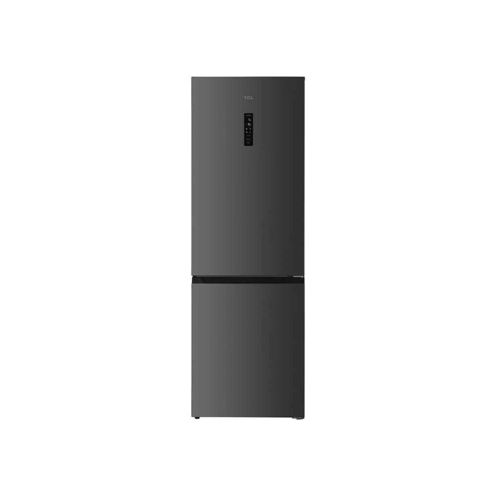 TCL 383L Nett No Frost Bottom  Mount Fridge & Freezer - Dark Silver