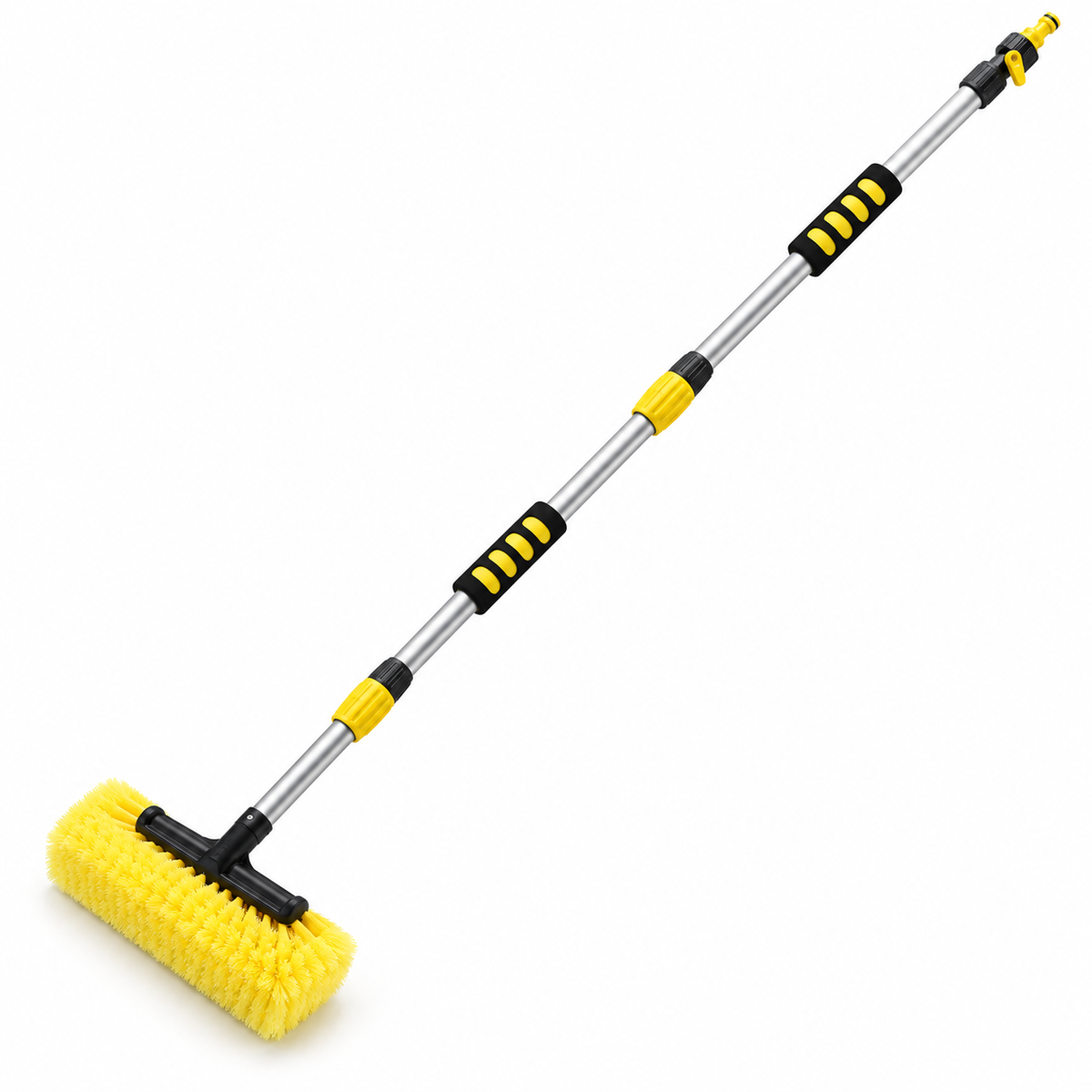 Telescopic Solar Panel Cleaning Broom With Hose Attachment Can pass water3M