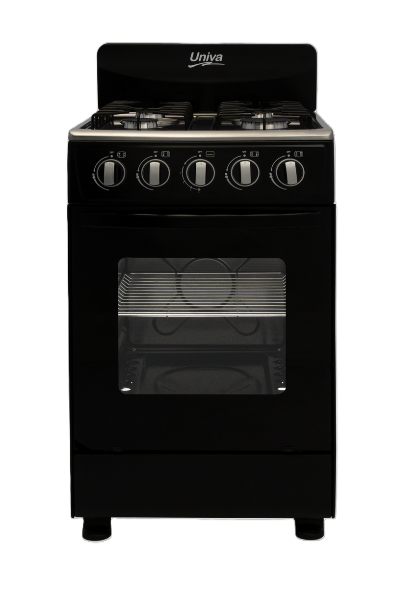 Univa 4 Bnr Gas Stove & 60L Gas Oven with auto ignition and Full FFD