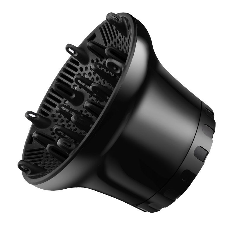Universal Professional Hair dryer diffuser attachment - Black