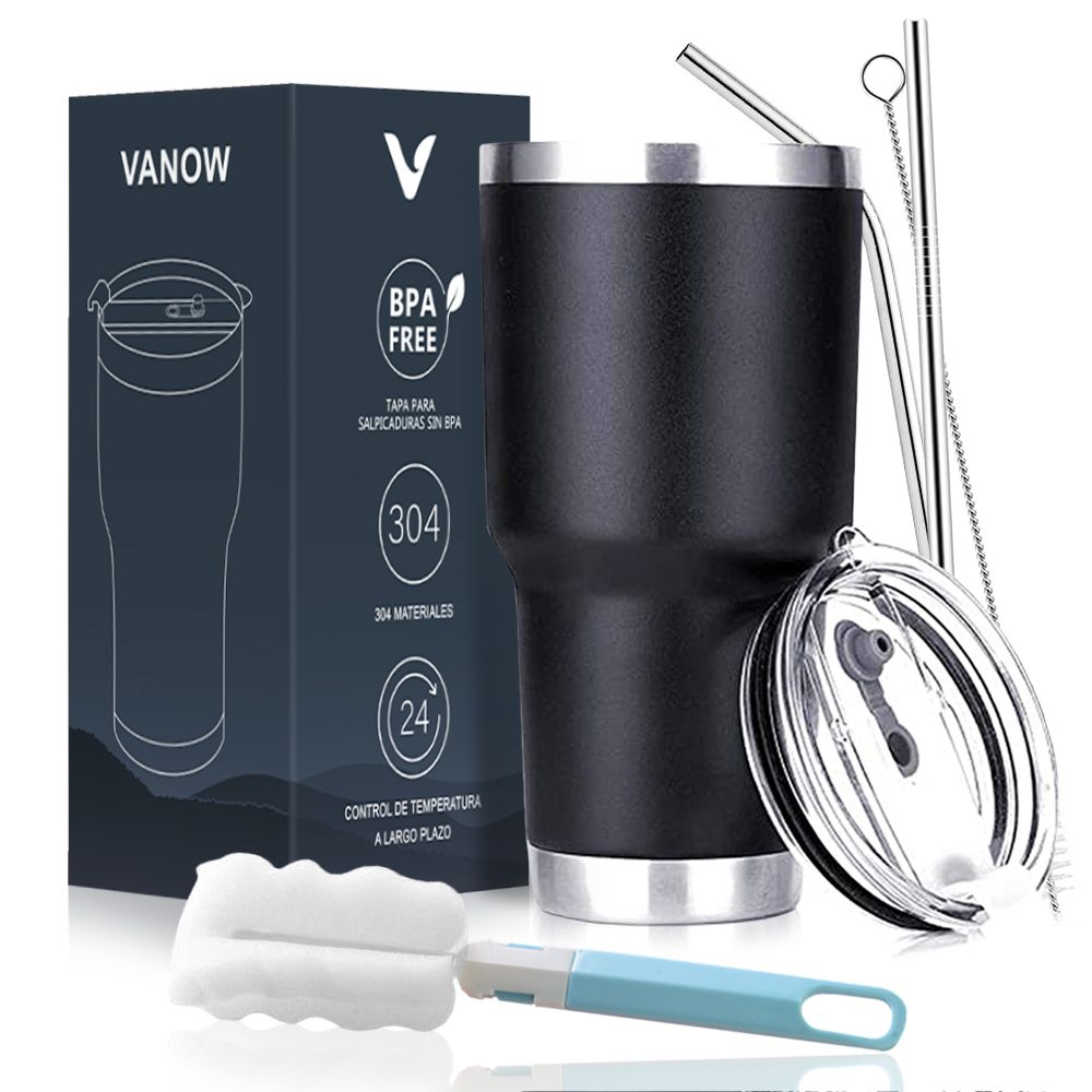 VANOW 850ml Travel Mug Stainless Steel Vacuum Insulated Travel Tumbler