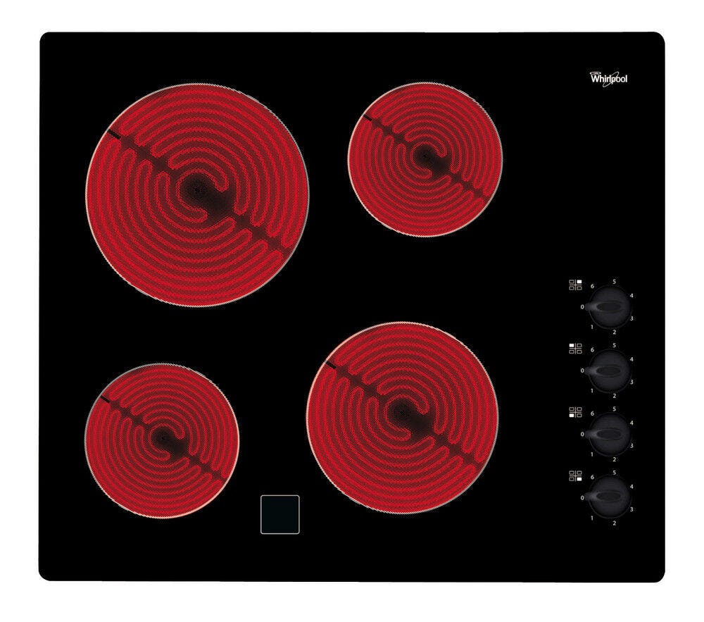 Whirlpool 60cm Black Ceran Hob - AKM9010/NE